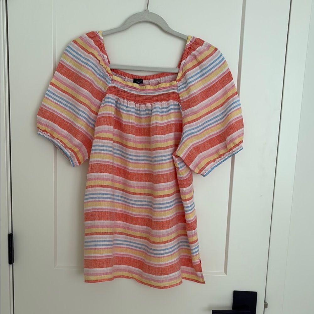 Talbots size L linen top